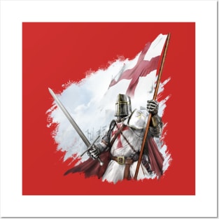 Templar Knight Posters and Art